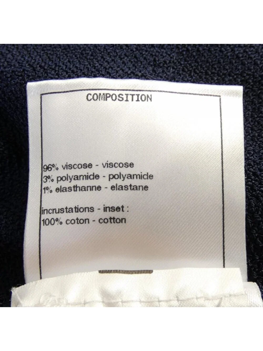 Chanel Tunic Jacket Navy